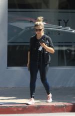 SARAH MICHELLE GELLAR Leaves Pilates Class in Studio City 08/14/2018