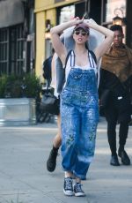 SARAH SILVERMAN Picks Up Some Dry Cleaning in New York 08/16/2018