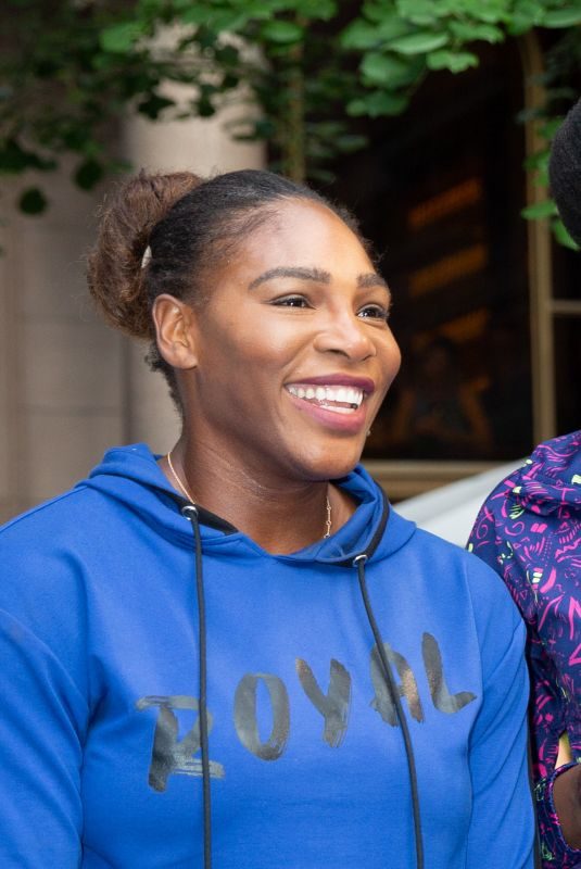 SERENA and VENUS WILLIAMS at 2018 Lotte New York Palace Invitational 08/23/2018