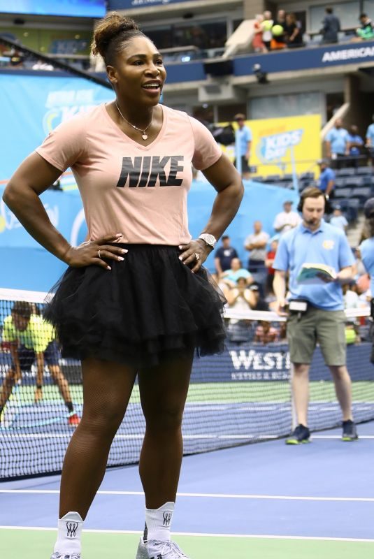 SERENA WILLIAMS at Arthur Ashe Kids Day in New York 08/25/2018
