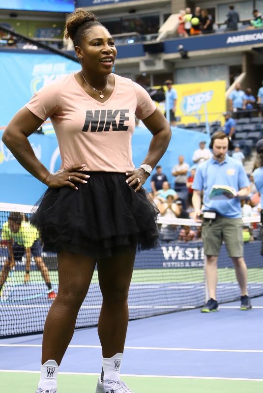 SERENA WILLIAMS at Arthur Ashe Kids Day in New York 08/25/2018