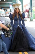SERENA WILLIAMS on the Set of Commercial in New York 08/21/2018