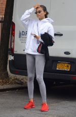 SHANINA SHAIK Leaves a Gym in New York 08/20/2018