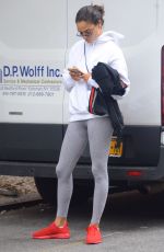 SHANINA SHAIK Leaves a Gym in New York 08/20/2018