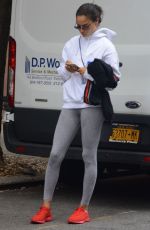 SHANINA SHAIK Leaves a Gym in New York 08/20/2018