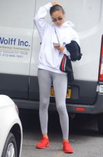 SHANINA SHAIK Leaves a Gym in New York 08/20/2018