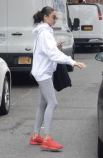 SHANINA SHAIK Leaves a Gym in New York 08/20/2018