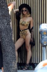 SHAUNA SEXTON in Bikini on the Set of a Photoshoot in Hollywood 08/19/2018