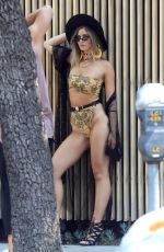 SHAUNA SEXTON in Bikini on the Set of a Photoshoot in Hollywood 08/19/2018
