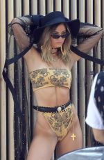 SHAUNA SEXTON in Bikini on the Set of a Photoshoot in Hollywood 08/19/2018