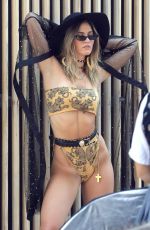 SHAUNA SEXTON in Bikini on the Set of a Photoshoot in Hollywood 08/19/2018