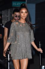 SHAY MITCHELL Arrives at a VMA Afterparty in New York 08/20/2018