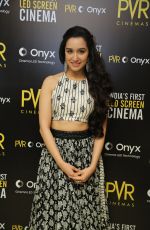 SHRADHA KAPOOR at Launch of First Led Screen Cinema Onyx in New Felhi 08/27/2018