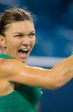 SIMONA HALEP at Western and Southern Open at Lindner Family Tennis Center in Mason 08/15/2018