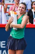 SIMONA HALEP Win Rogers Cup Canadian Open in Montreal 08/12/2018