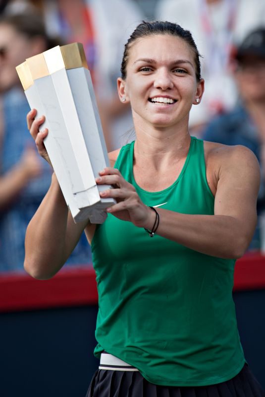 SIMONA HALEP Win Rogers Cup Canadian Open in Montreal 08/12/2018