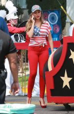 SOFIA VERGARA on the Set of Modern Family in Los Angeles 08/09/2018