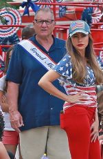 SOFIA VERGARA on the Set of Modern Family in Los Angeles 08/09/2018