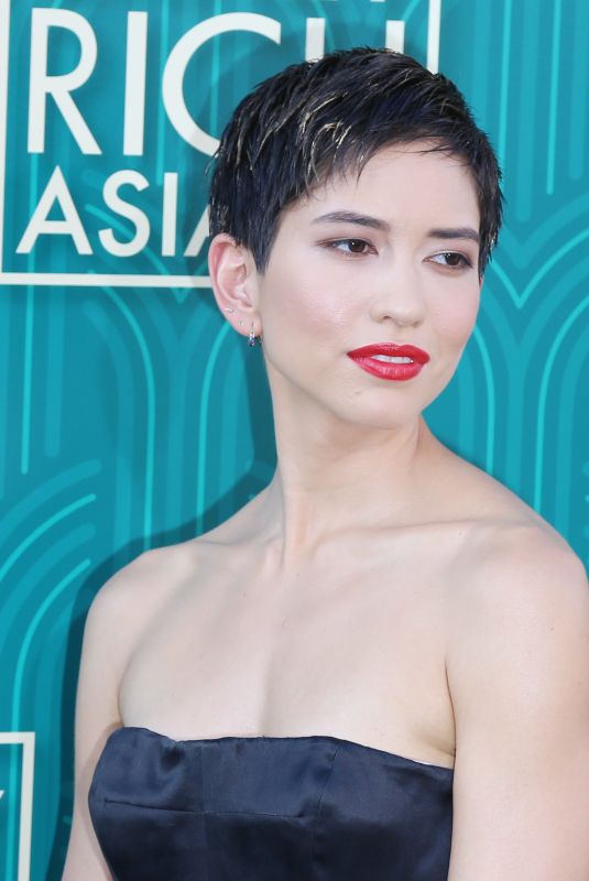 SONOYA MIZUNO at Crazy Rich Asians Premiere in Los Angeles 08/07/2018