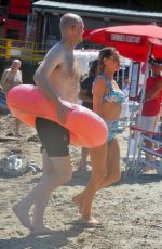 SOPHIE MONK in Bikini at a Beach in Portofino 07/14/2018