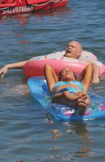 SOPHIE MONK in Bikini at a Beach in Portofino 07/14/2018