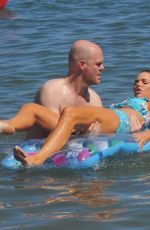 SOPHIE MONK in Bikini at a Beach in Portofino 07/14/2018