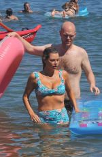 SOPHIE MONK in Bikini at a Beach in Portofino 07/14/2018