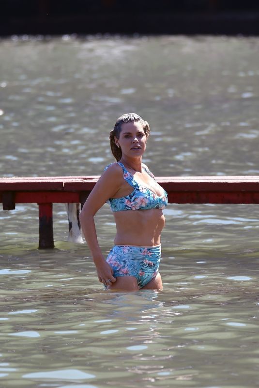 SOPHIE MONK in Bikini at a Beach in Portofino 07/14/2018