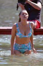 SOPHIE MONK in Bikini at a Beach in Portofino 07/14/2018