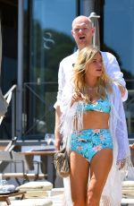 SOPHIE MONK in Bikini at a Beach in Portofino 07/14/2018