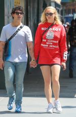 SOPHIE TURNER and Joe Jonas Out and About in New York 08/15/2018