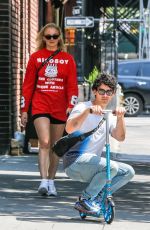 SOPHIE TURNER and Joe Jonas Out and About in New York 08/15/2018