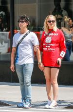 SOPHIE TURNER and Joe Jonas Out and About in New York 08/15/2018