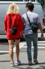 SOPHIE TURNER and Joe Jonas Out and About in New York 08/15/2018