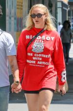 SOPHIE TURNER and Joe Jonas Out and About in New York 08/15/2018