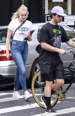 SOPHIE TURNER and Joe Jonas Out in New York 08/14/2018