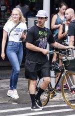 SOPHIE TURNER and Joe Jonas Out in New York 08/14/2018