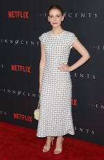 SORCHA GROUNDSELL at The Innocents Screening in London 08/20/2018