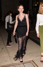 SORCHA GROUNDSELL Leaves The Innocents Premiere in New York 08/13/2018