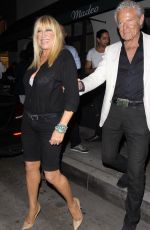 SUZANNE SOMERS Leaves Madeo in Beverly Hills 08/15/2018