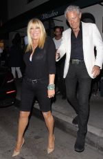 SUZANNE SOMERS Leaves Madeo in Beverly Hills 08/15/2018