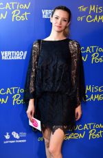 TALULAH RILEY at The Miseducation of Cameron Post Screening in London 08/22/2018