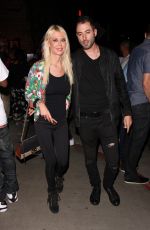 TARA REID Leaves Beauty & Essex in Hollywood 08/10/2018
