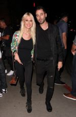 TARA REID Leaves Beauty & Essex in Hollywood 08/10/2018