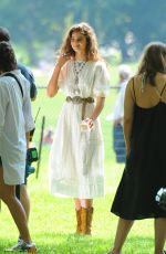 TAYLOR HILL on the Set of a Photoshoot in New York 08/24/2018