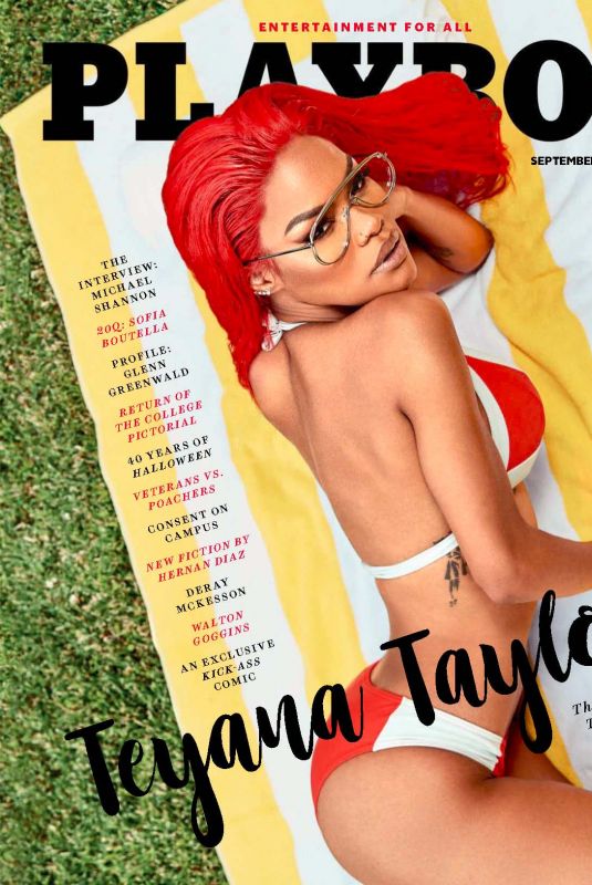 TEYANA TAYLOR in Playboy Magazine, September/October 2018 Issue