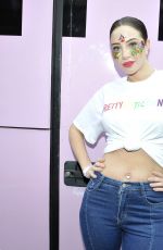 TULISA CONTOSTAVLOS at Pride Parade in Manchester 08/25/2018