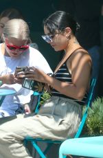 VANESSA HUDGENS at Backyard Bowls in Los Angeles 08/15/2018