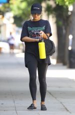 VANESSA HUDGENS Heading to Pilates Class in Los Angeles 08/22/2018