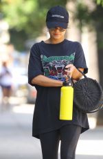 VANESSA HUDGENS Heading to Pilates Class in Los Angeles 08/22/2018